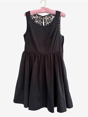 maeve long-sleeve mock-neck tie-waist mini dress Maeve Long-Sleeve Mock-Neck Tie-Waist Mini